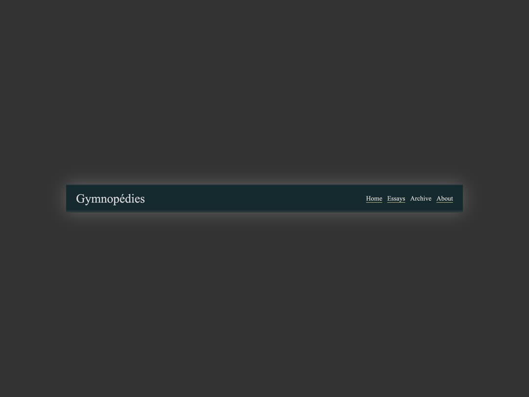 Header Navigation preview