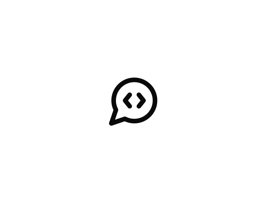 Message Circle Code Icon preview