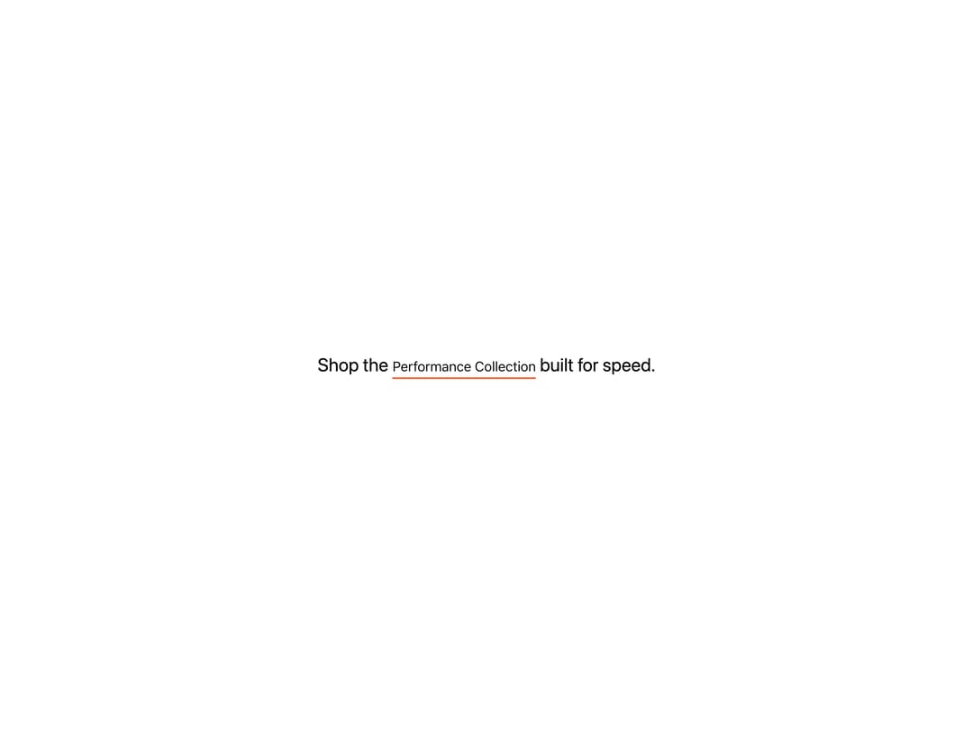 Text Underline preview