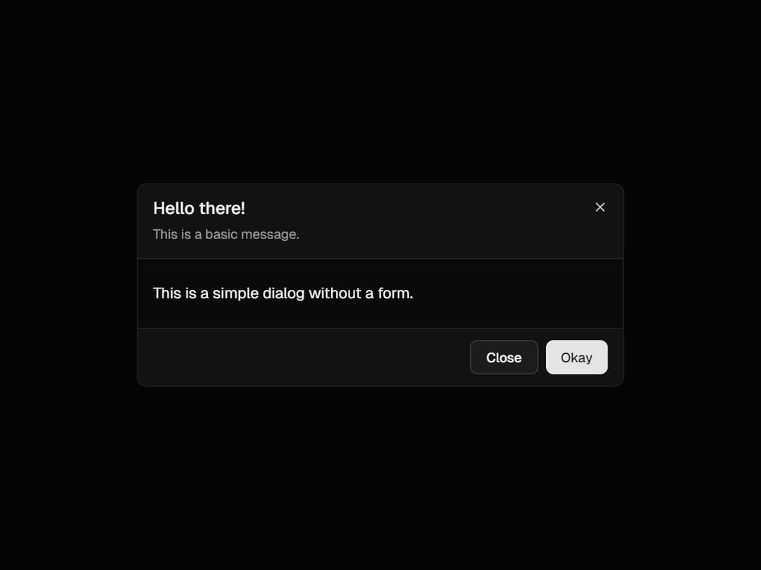 Dialog preview