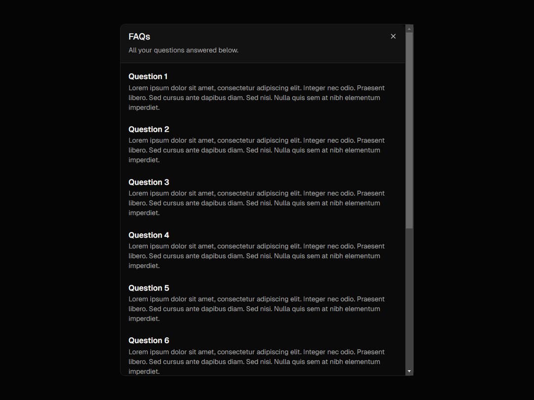 Dialog preview
