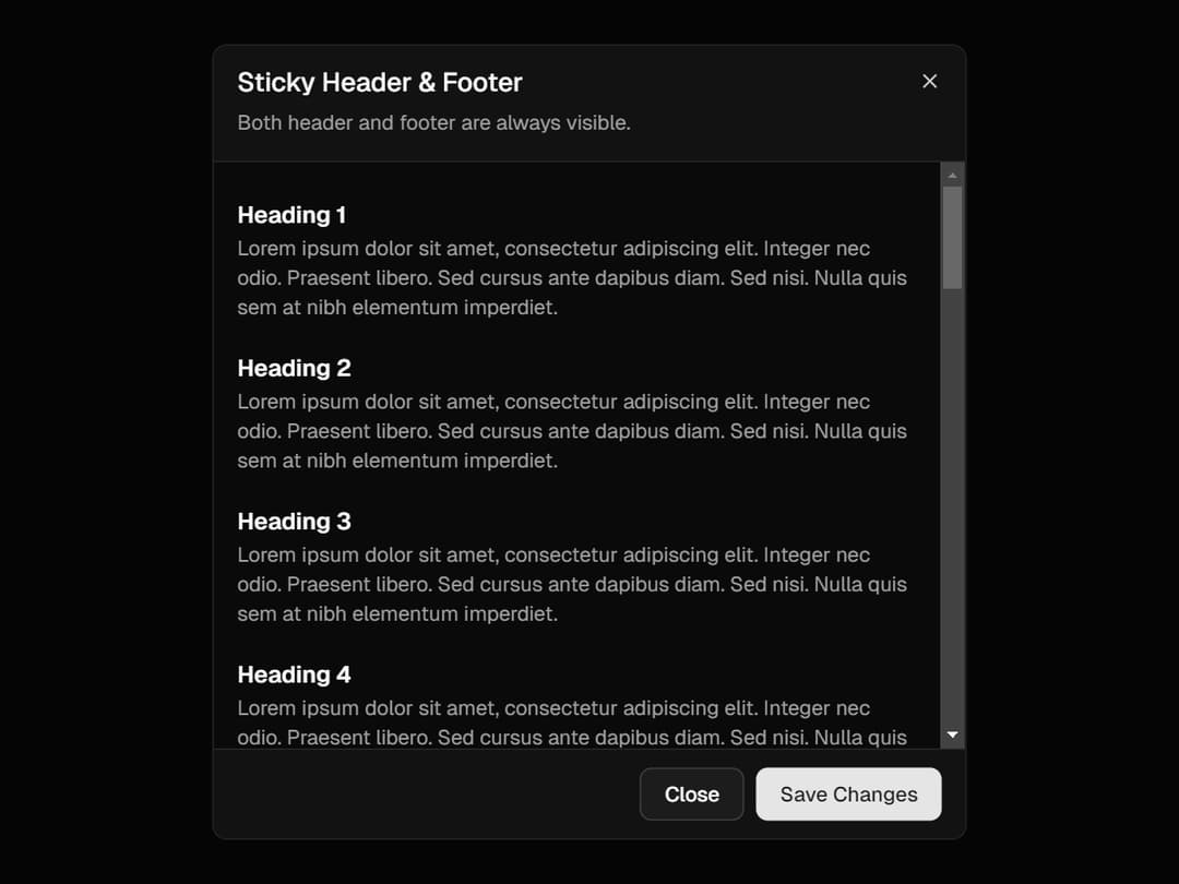 Dialog preview
