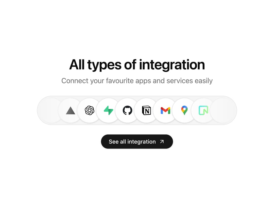 Integrations Logo Row preview