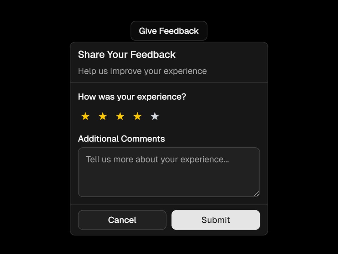 Popover preview