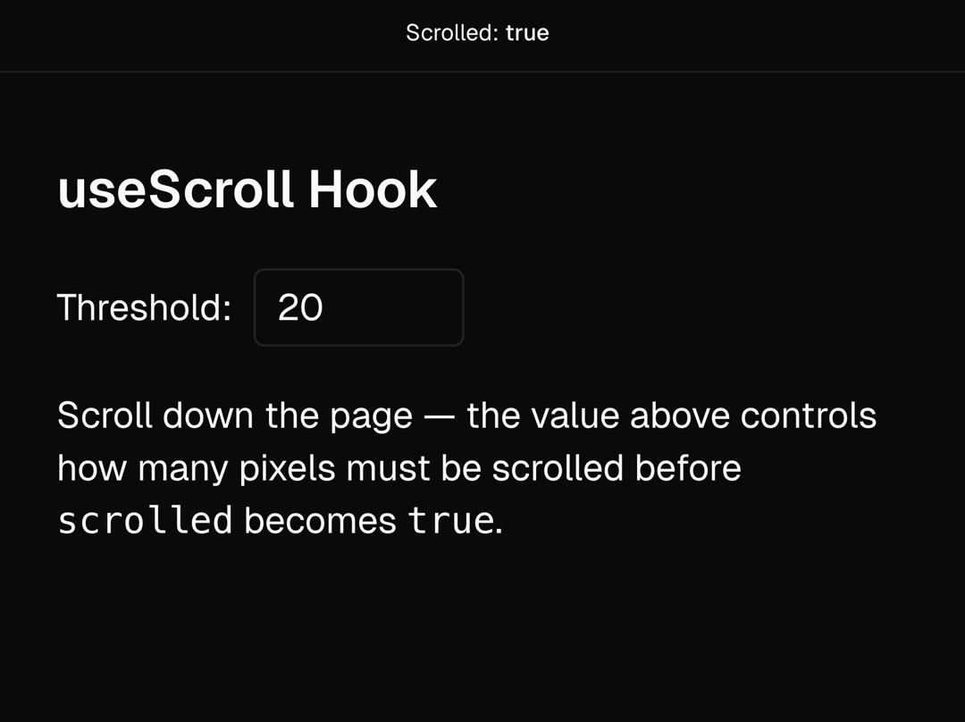 use Scroll preview