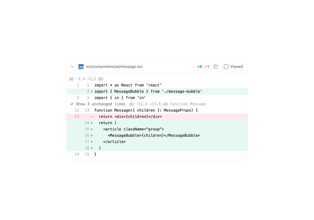 File Diff preview