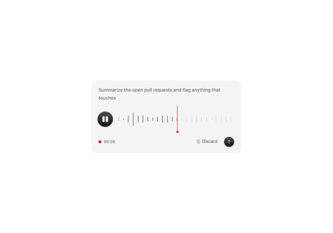 Voice Input preview
