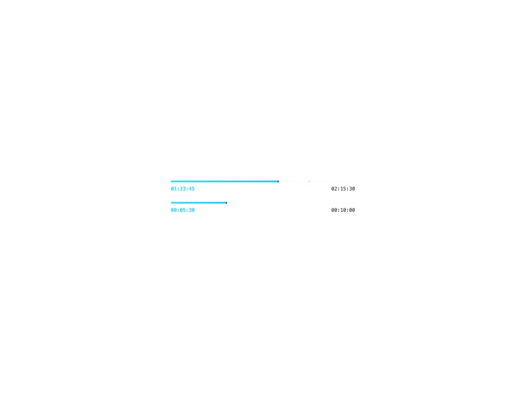 Video Progress preview