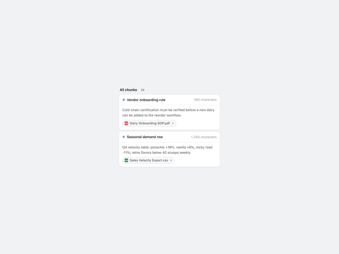 Context Cards preview
