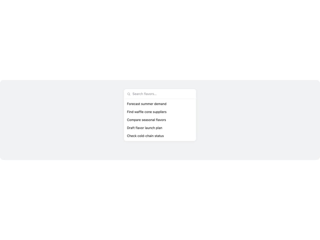 Command Search preview