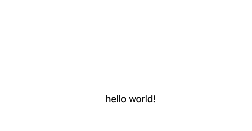 Hello world Button preview