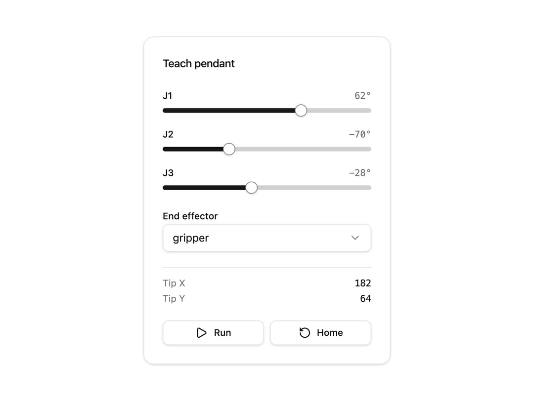 Arm Controls preview