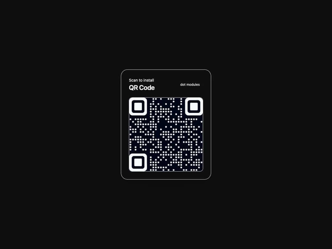 QR Code preview