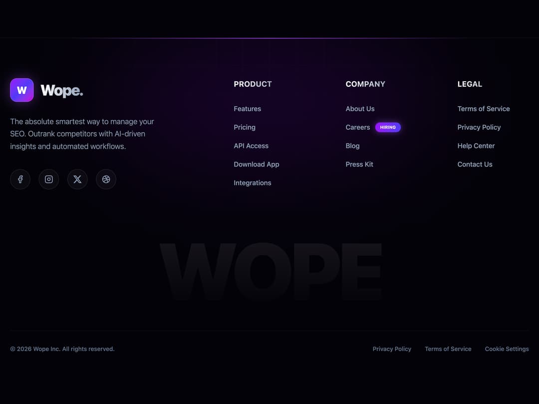 Animated Footer preview