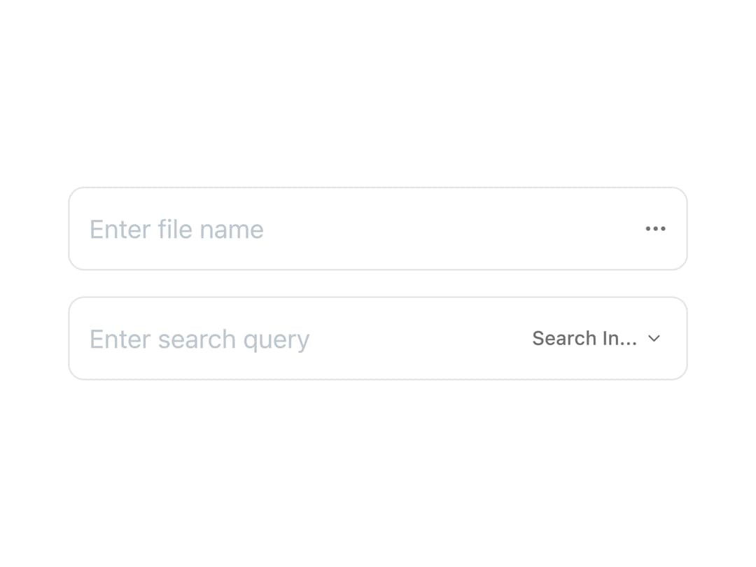 Input Group Dropdown preview