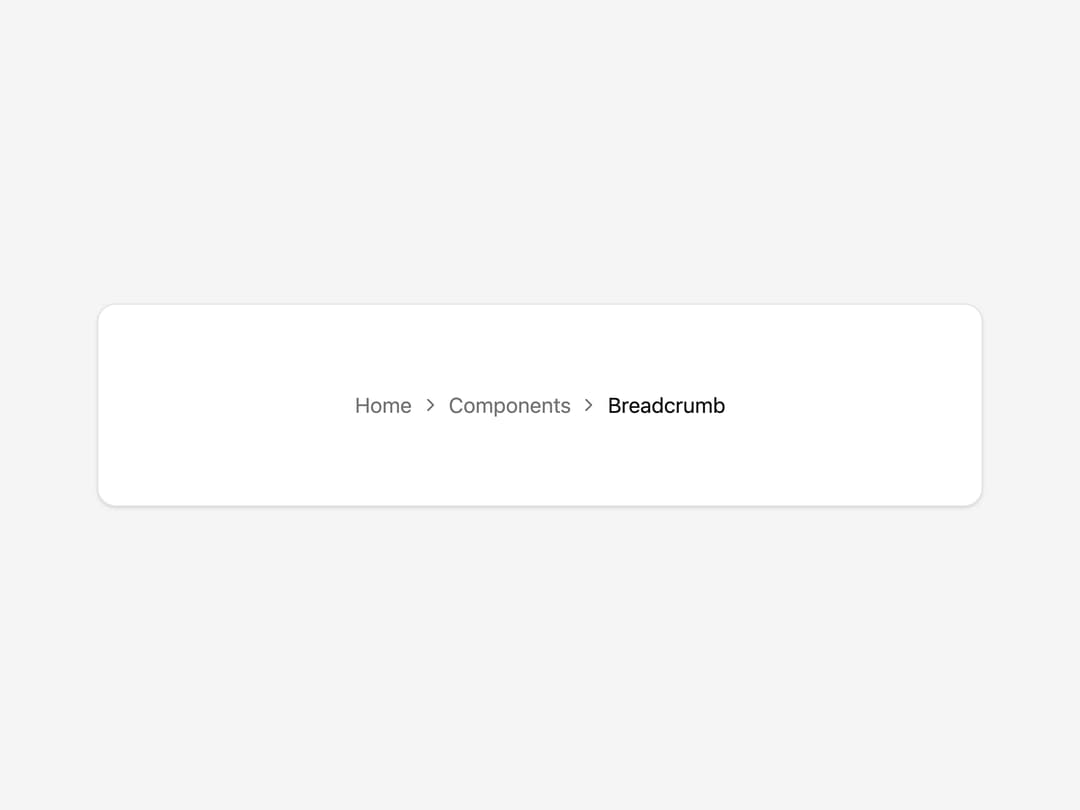 Link Breadcrumb preview