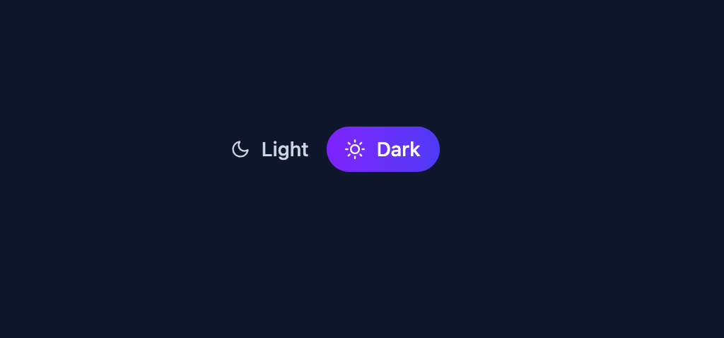 Animated Dark Mode Toggle preview
