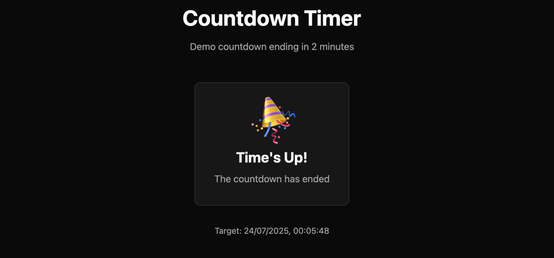 Animated  Number Countdown preview