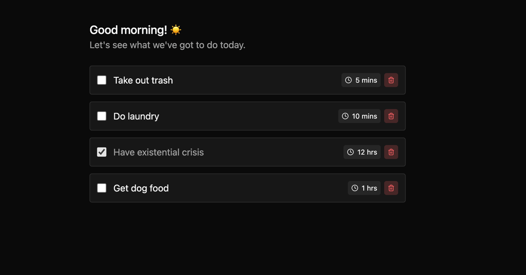Animated To-Do List preview