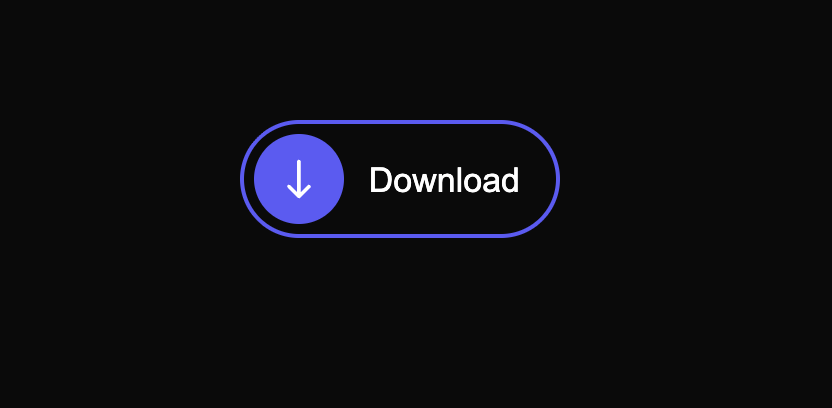 Animated Toggle Button with Download/Open State preview