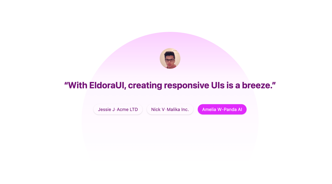 Rotating Testimonial Slider preview