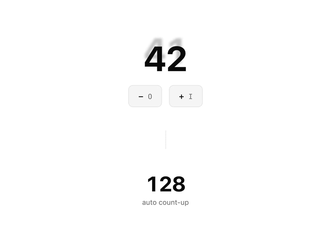 Animate Count preview