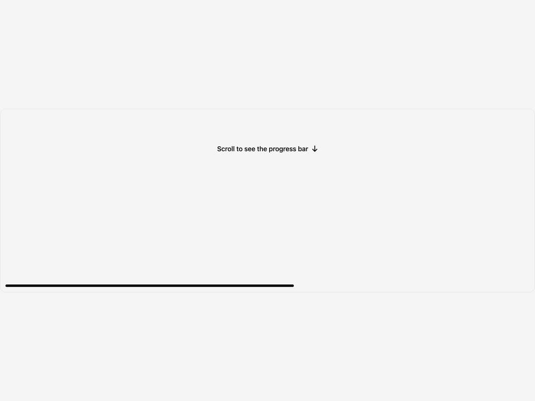 Scroll Progress preview