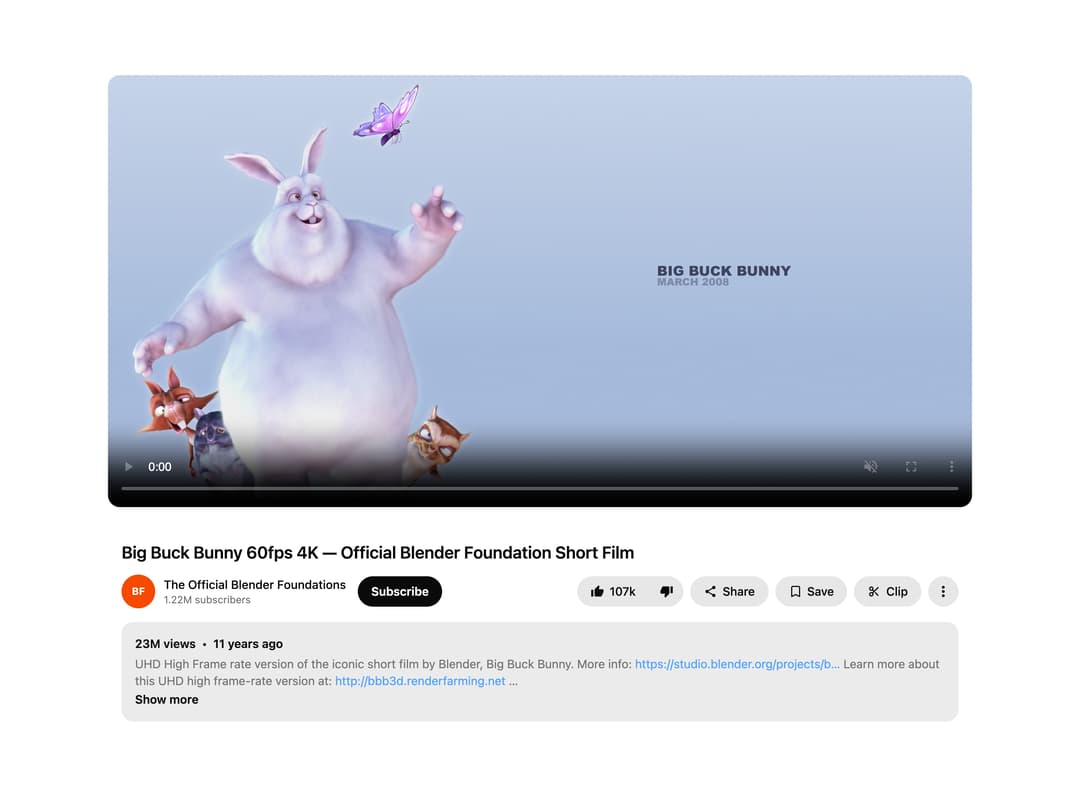 Video Ambient preview