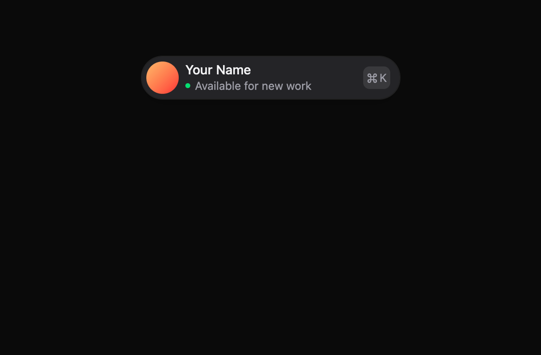 Command Menu preview