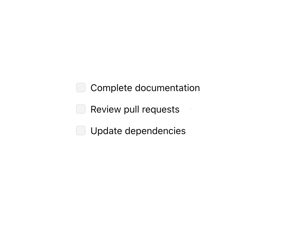 Todo List Item preview