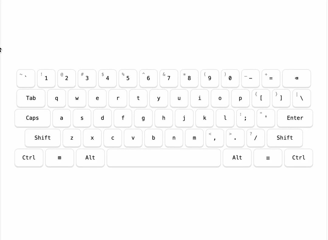 Keyboard preview