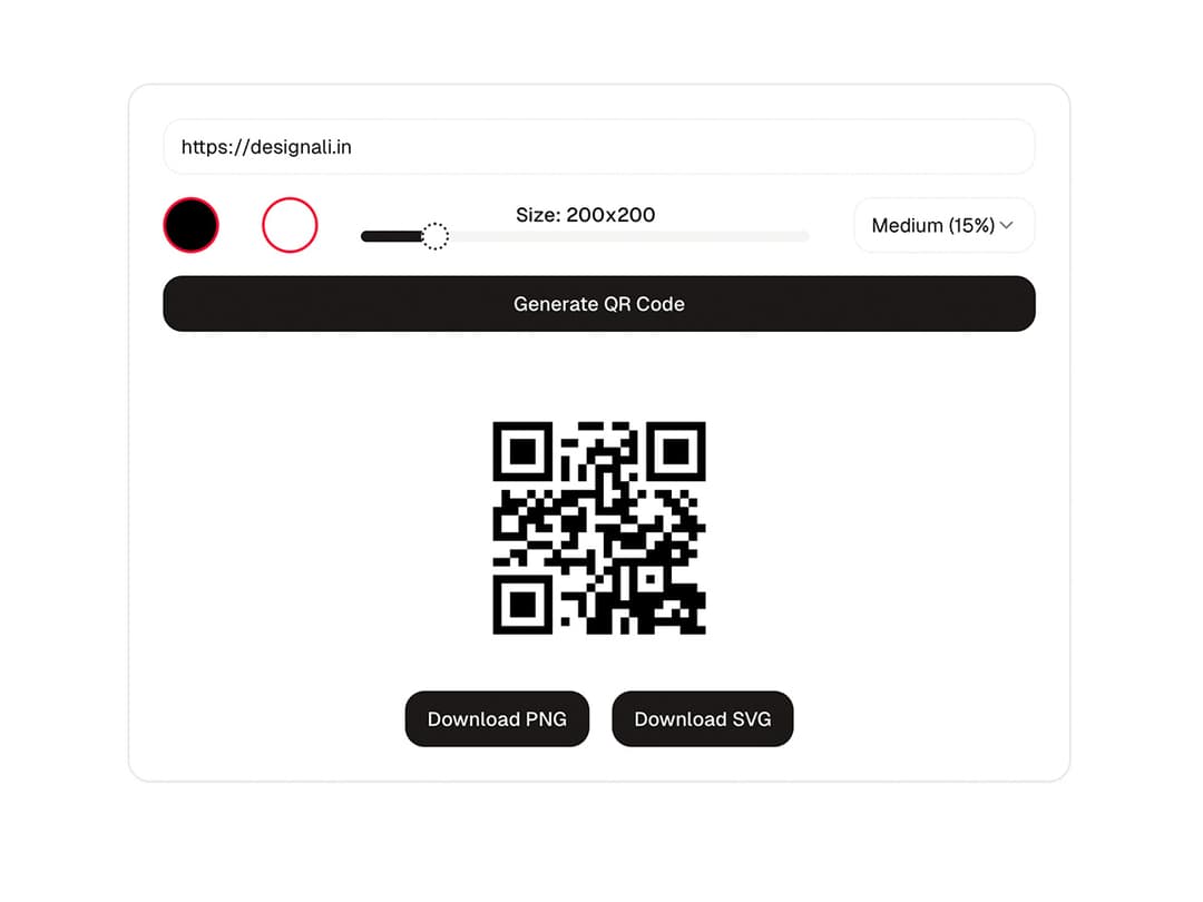 QR Code preview
