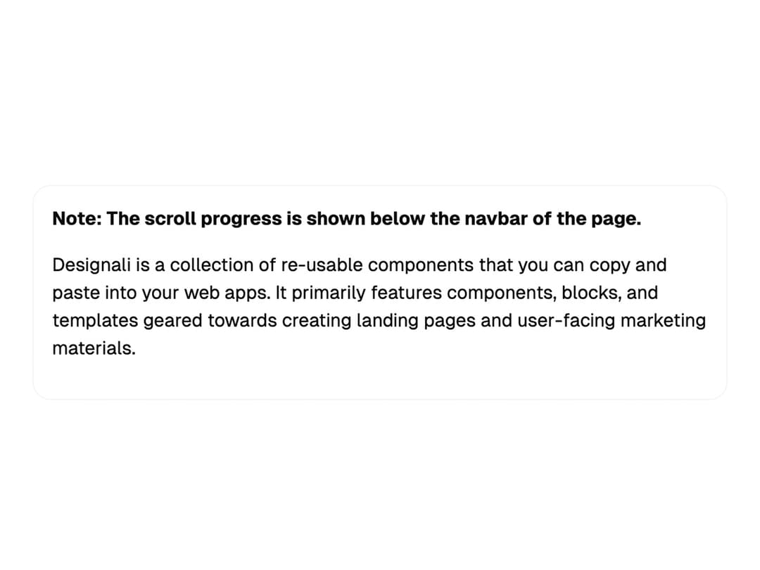 Scroll Progress preview