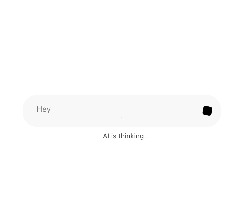 AI Input With Loading preview