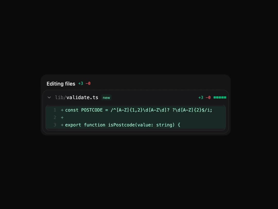 Kokonut UI AI Diff Review preview