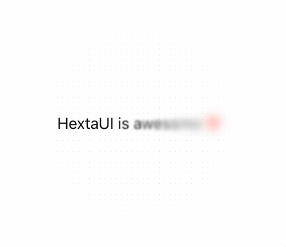 Blurred Stagger Text preview