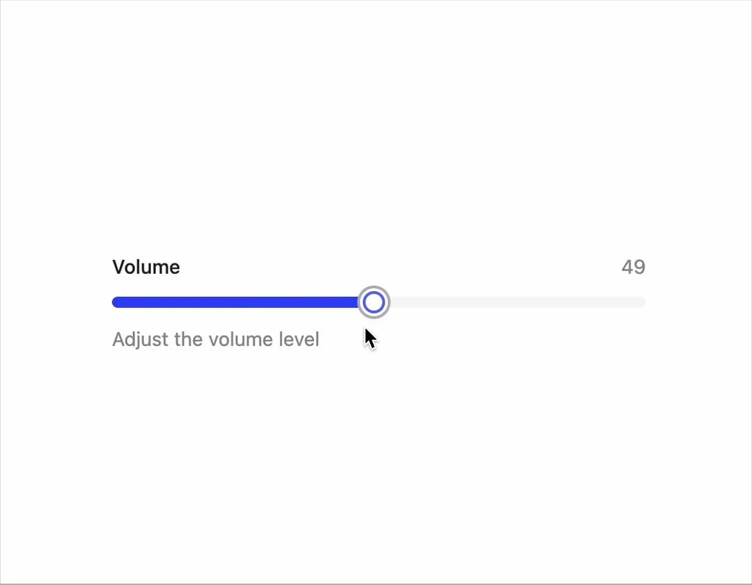 Slider preview