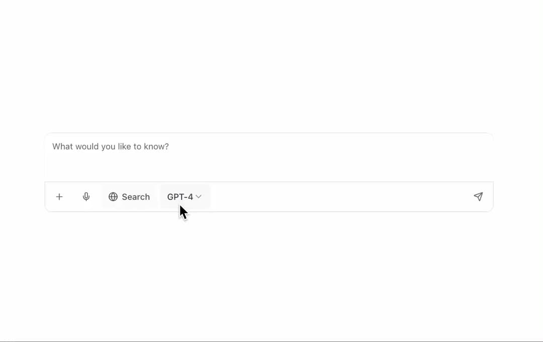 AI Input preview