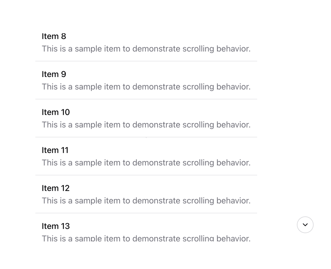 Scroll Button preview