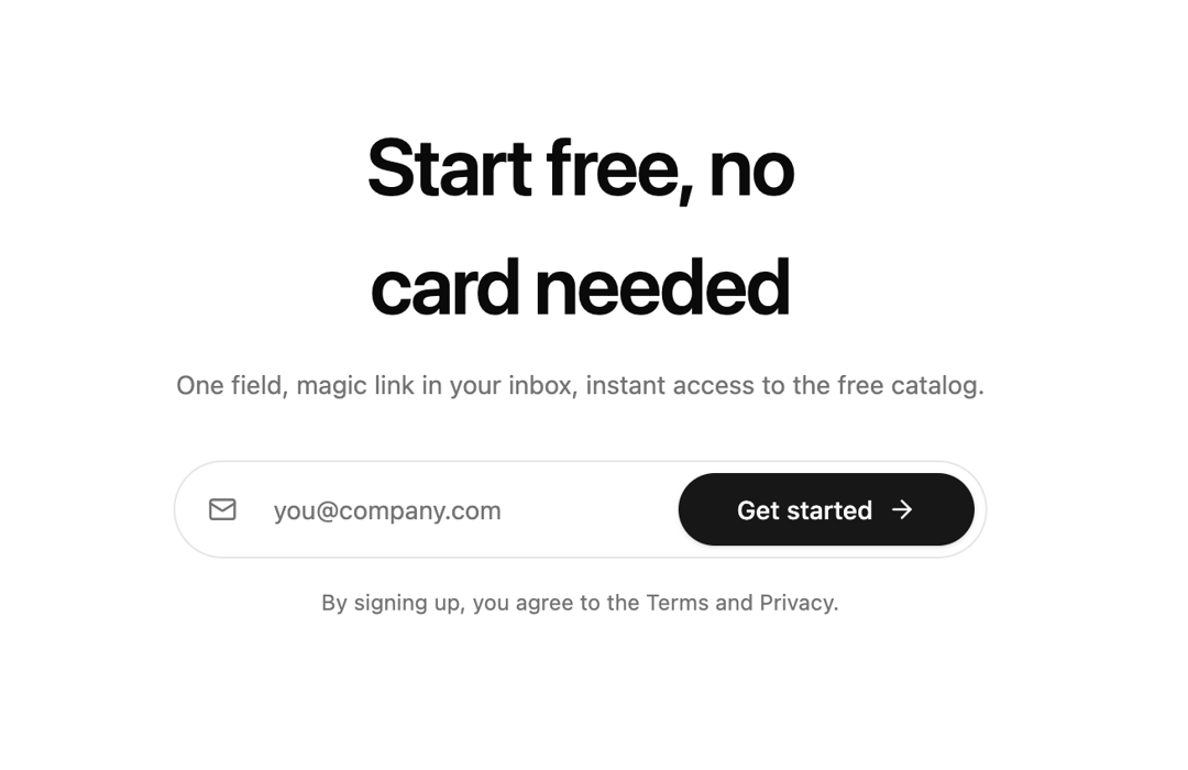Email Signup Form preview