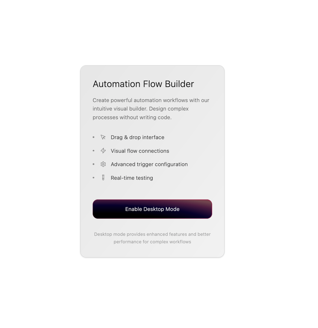 Desktop Mode Switcher preview