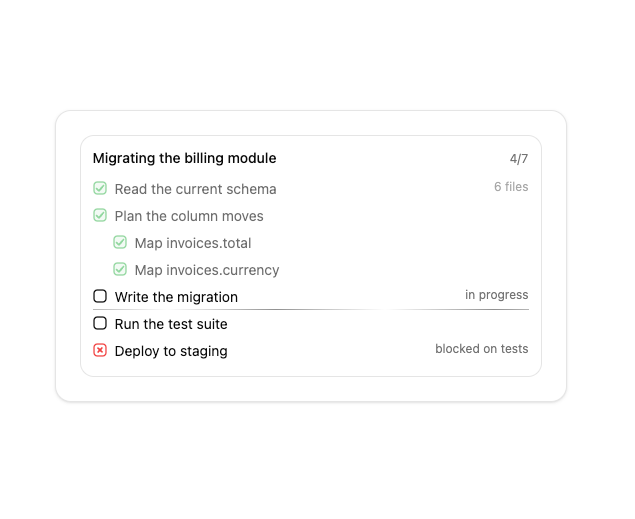 AI Task List preview