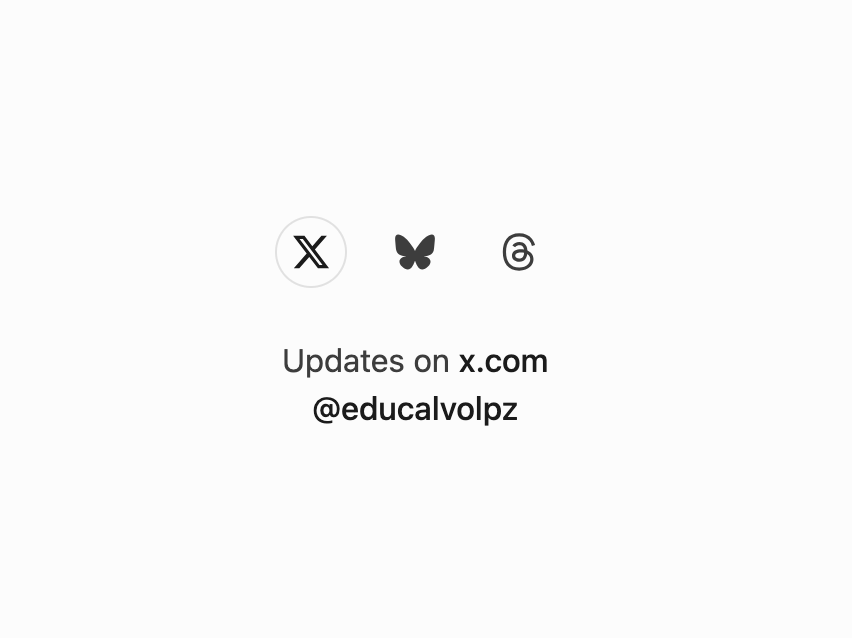 Social Selector preview