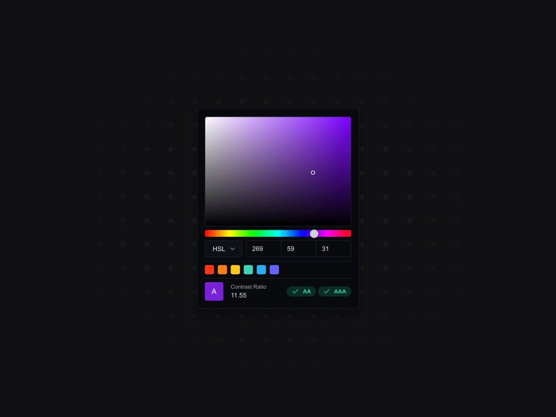 Color Picker preview