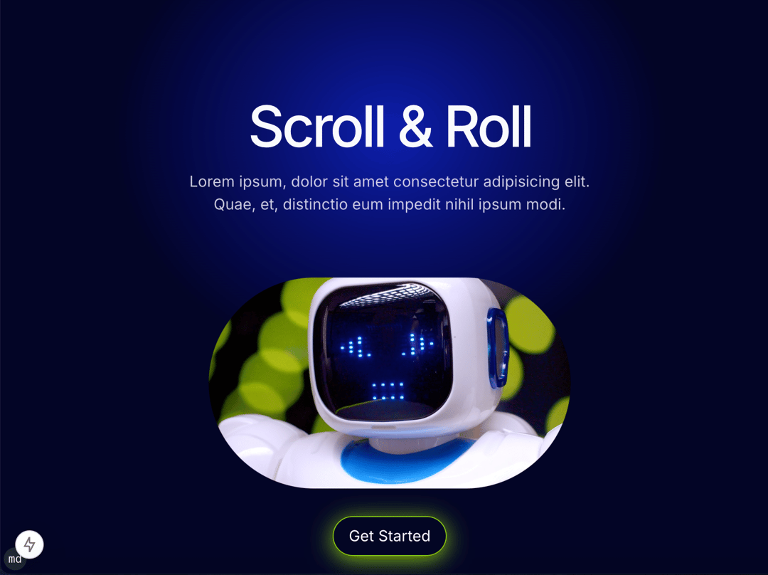 Animated Video on Scroll preview