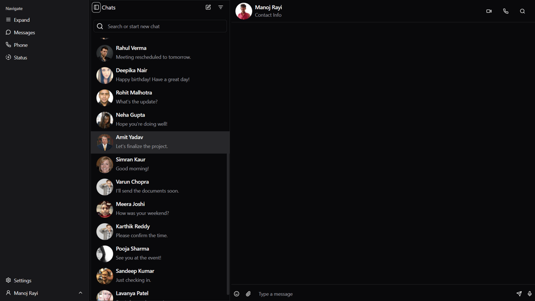 Chat template preview