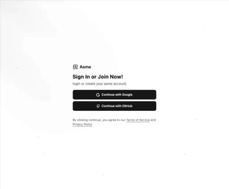 Minimal Auth Page preview