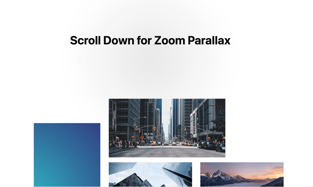 Zoom Parallax preview
