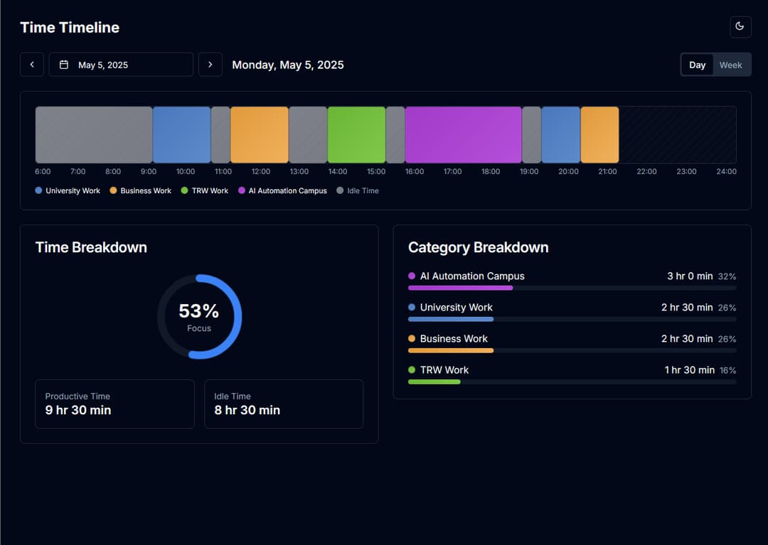 time tracking app preview