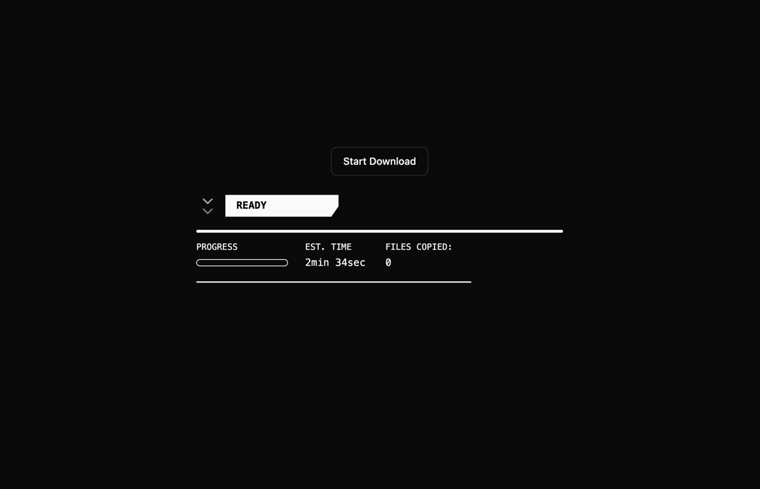 Animated Download preview